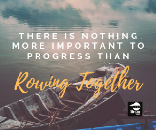 Rowing together is essential to success